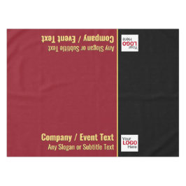 Conference of Trade Show DIY Rood & Zwart Merk Tafelkleed