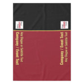 Conference of Trade Show DIY Rood & Zwart Merk Tafelkleed (Voorkant)