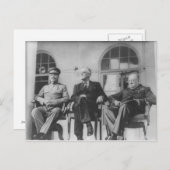 Conferentie in Teheran Briefkaart (Voorkant / Achterkant)
