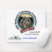 Conferentie van Mousepad in 2009 Muismat (Met muis)