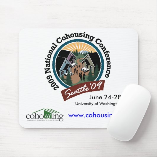 Conferentie van Mousepad in 2009 Muismat (Met muis)