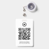 Conferentie Verbind Badge (Voorzijde met uittrekbare clip)