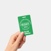 Conferentiedelegatiebadge Badge (Handheld)