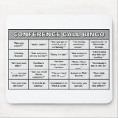 Conferentiegesprek Bingo Mousepad Muismat (Voorkant)