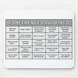 Conferentiegesprek Bingo Mousepad Muismat