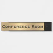 Conferentiekamer Faux Gold Kantoor Deurbord Deurbordje (Voorkant)