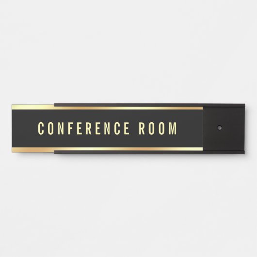 Conferentieruimte  tekst Sjabloon Deurbordje (Voorkant)