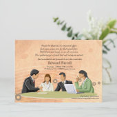 Conferentievergadering Uittredingspartij Kantoor n Kaart (Staand voorkant)