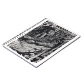 "Confess!", india inkttekening Notitieboek (Linkerzijde)