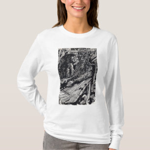 "Confess!", india inkttekening T-shirt