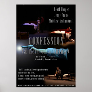 "Confessie...(Een hel van een ding) Groot Poster