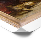 Confession, 1862 (olie op canvas) poster (Hoek)