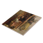 Confession, 1862 (olie op canvas) tegeltje (Zijkant)