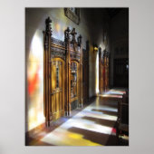 Confession Booth - St. Dominics - San Francisco Poster (Voorkant)