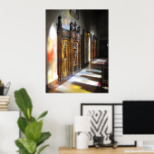 Confession Booth - St. Dominics - San Francisco Poster (Thuiskantoor)