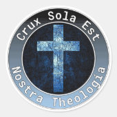 Confessional Lutheran Ronde Sticker (Voorkant)