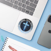 Confessional Lutheran Sticker (Laptop met iPhone)