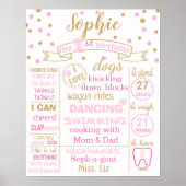 Confetti 1e poster van het eerste bord van Birthda (Voorkant)