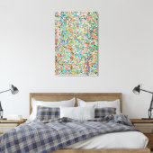 Confetti 24 x 36 Canvas Print (Insitu (Slaapkamer))