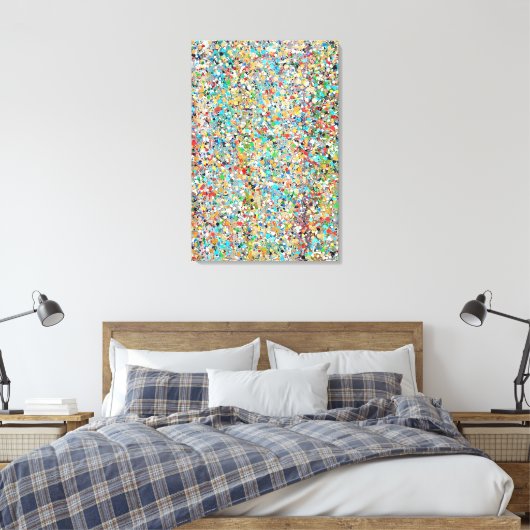 Confetti 24 x 36 Canvas Print (Insitu (Slaapkamer))