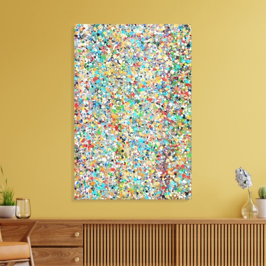 Confetti 24 x 36 Canvas Print (Insitu (Woonkamer))