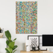 Confetti 24 x 36 Poster (Thuiskantoor)