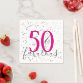 Confetti 50 en Fabulous Birthday Party Napkins Servetten (Insitu)