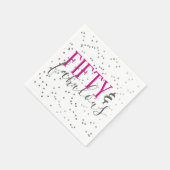Confetti 50 en Fabulous Birthday Party Napkins Servetten (Hoek)