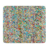 Confetti 6 x 7 Deco glassnijplank Snijplank (Voorkant)