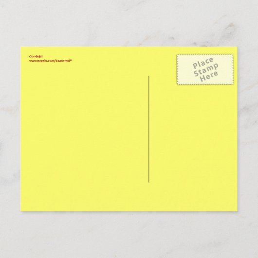 Confetti, Aankondigingskaart (Achterkant)