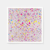 Confetti Abstract Paars Servet (Voorkant)