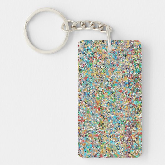 Confetti Acryl Sleutelhanger (Voorkant)