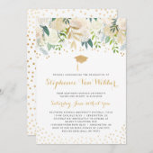 Confetti - afstuderen ceremonie en partij kaart (Voorkant / Achterkant)