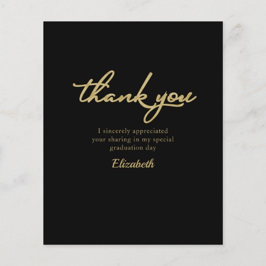 Confetti Afstuderen Fotobudget Hartelijk dank (Achterkant)