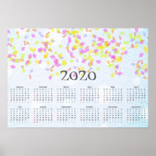 Confetti Agenda 2020 Poster