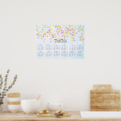 Confetti Agenda 2020 Poster (Keuken)