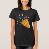 Confetti Artwork Celebrating a Party T-shirt (Voorkant)