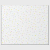 Confetti Baby shower Geschenkverpakking Papier (Vlak)