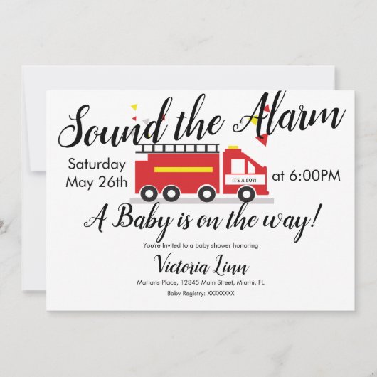 Confetti Baby shower Kaart (Voorkant)