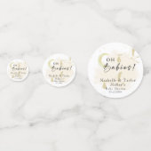 Confetti Baby shower Neutral Twin Storks (Voorkanten)