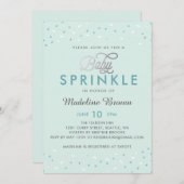 Confetti Baby Sprinkle Uitnodiging (Voorkant / Achterkant)