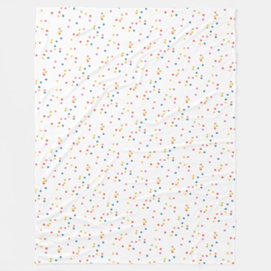 Confetti babymeisje deken (Voorkant)