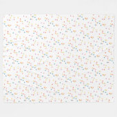 Confetti babymeisje deken (Voorkant (Horizontaal))