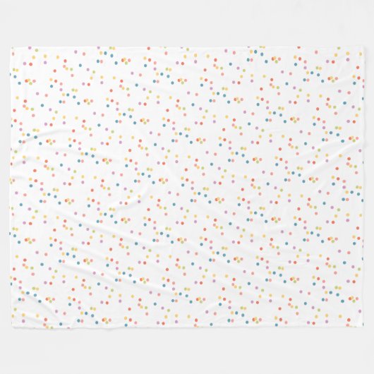 Confetti babymeisje deken (Voorkant (Horizontaal))