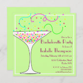 Confetti Bachelorette Kaart (Voorkant / Achterkant)