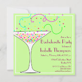 Confetti Bachelorette Kaart (Voorkant)