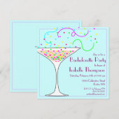 Confetti Bachelorette Kaart (Voorkant / Achterkant)