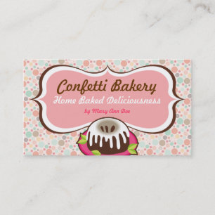 Confetti Bakkerij-Visitekaartjes Visitekaartje