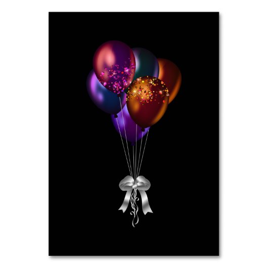 Confetti ballon kaart (Achterkant)