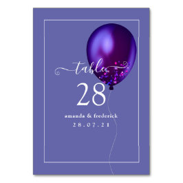 Confetti-ballonnummer Kaart